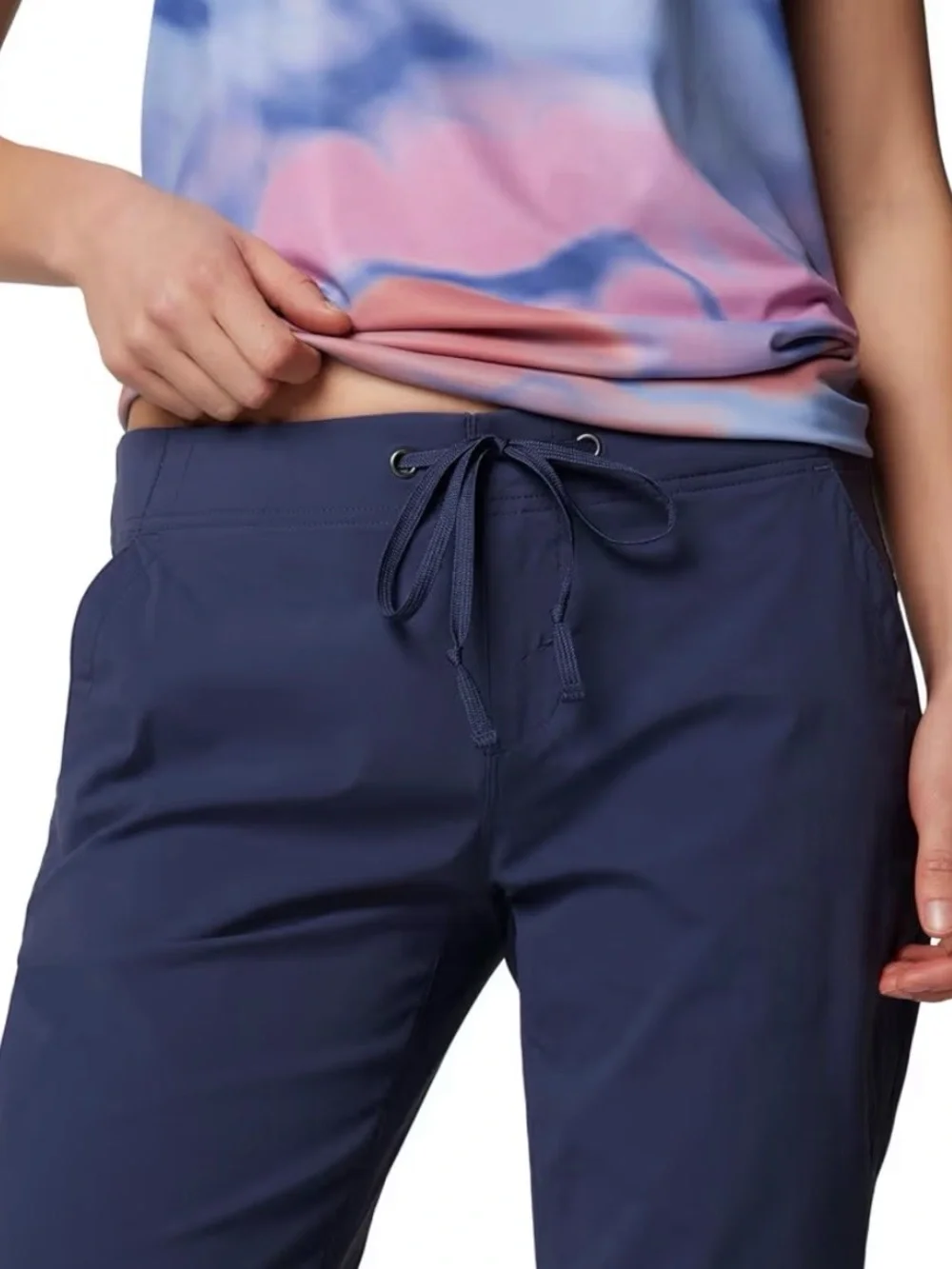 Columbia Women's Anytime Outdoor Shorts - Nocturnal (blue) - Picture 4 of 7